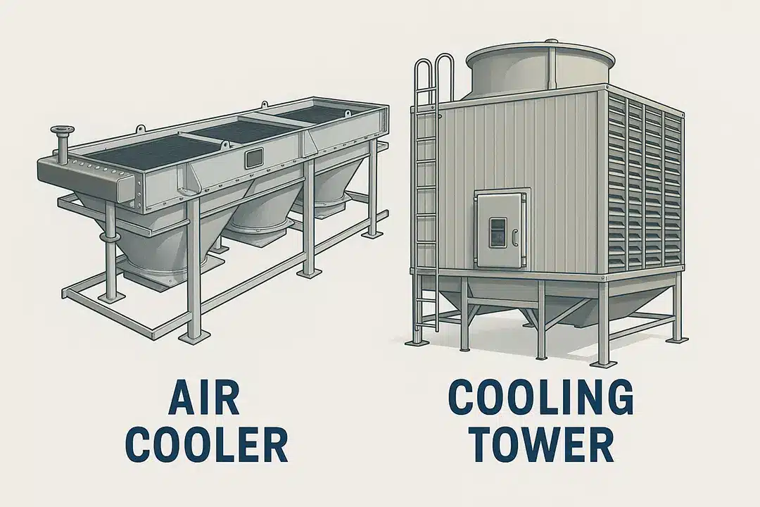 مقاله برسی تفاوت های کولر هوایی و کولینگ تاور