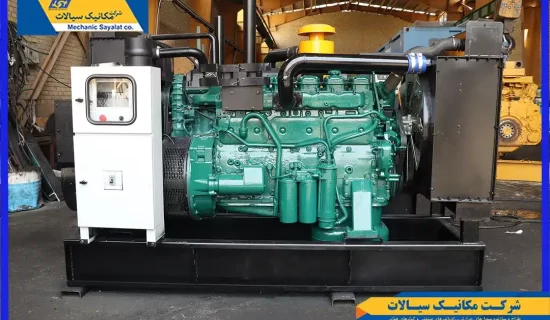 نمونه ای از دیزل ژنراتور کاترپیلار تامیین شده در شرکت مکانیک سیالات