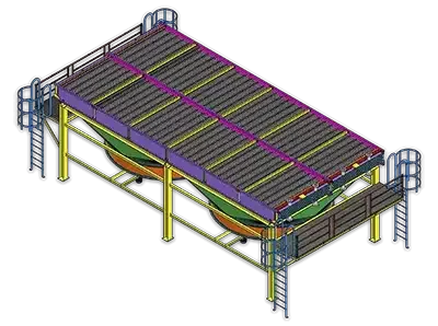 نمونه طراحی کولر هوایی یا ایرکولر در مکانیک سیالات
